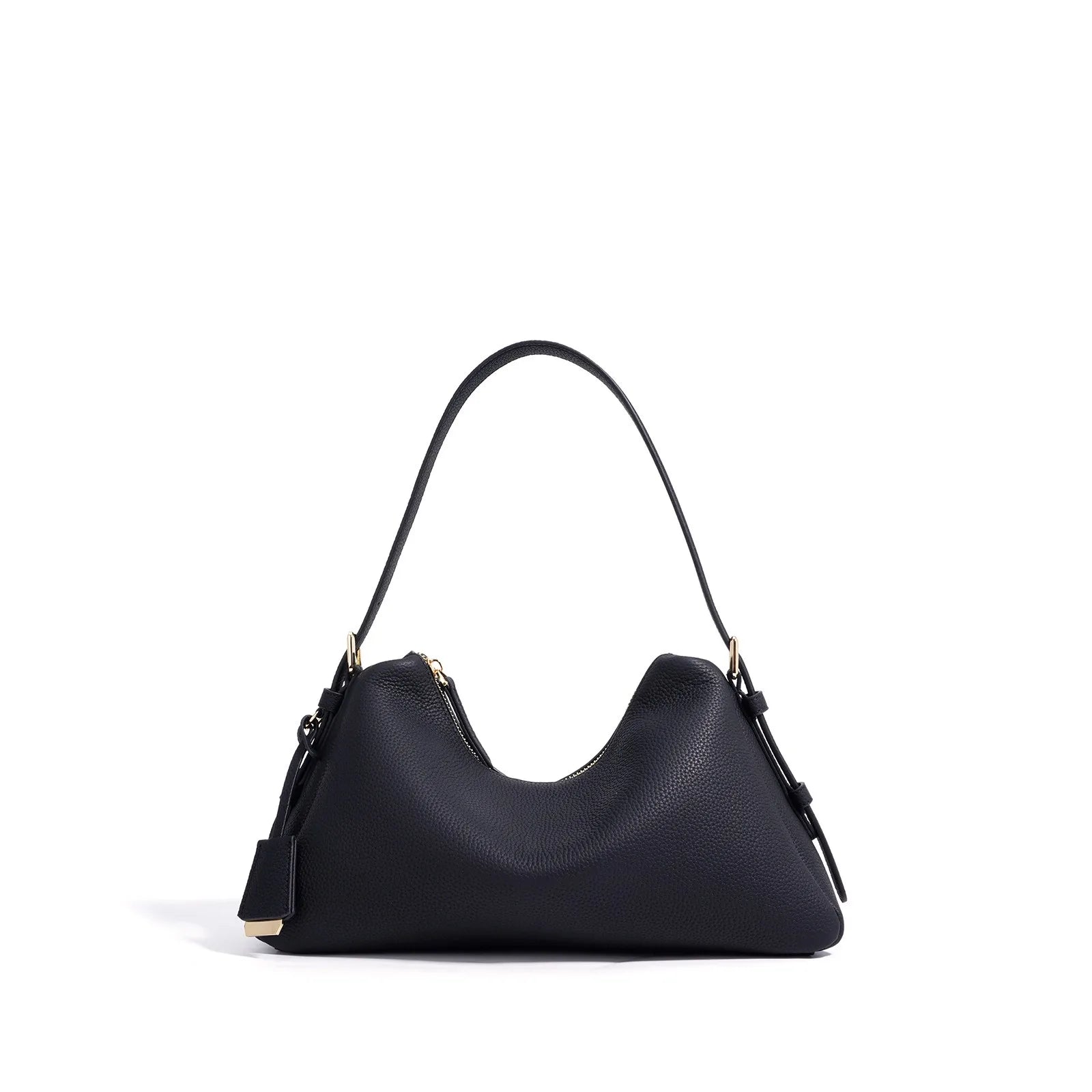 Genuine Leather Satchel Bags For Women Simple Fashion Ladies Underarm Handbag Large