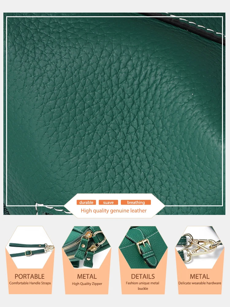 Women Wristlets Bags Female Purse 100% Genuine Leather High Quality Small Bag