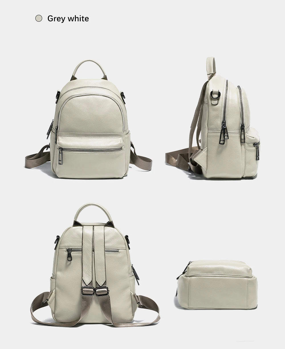 Women Leather Backpack Knapsack Backpacks Satchel ShoulderLarge Capacity