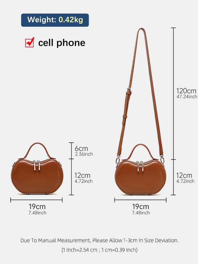 Women's Simple Luxury Brand Solid Color Burgundy Bag Designer Leather Handbag
