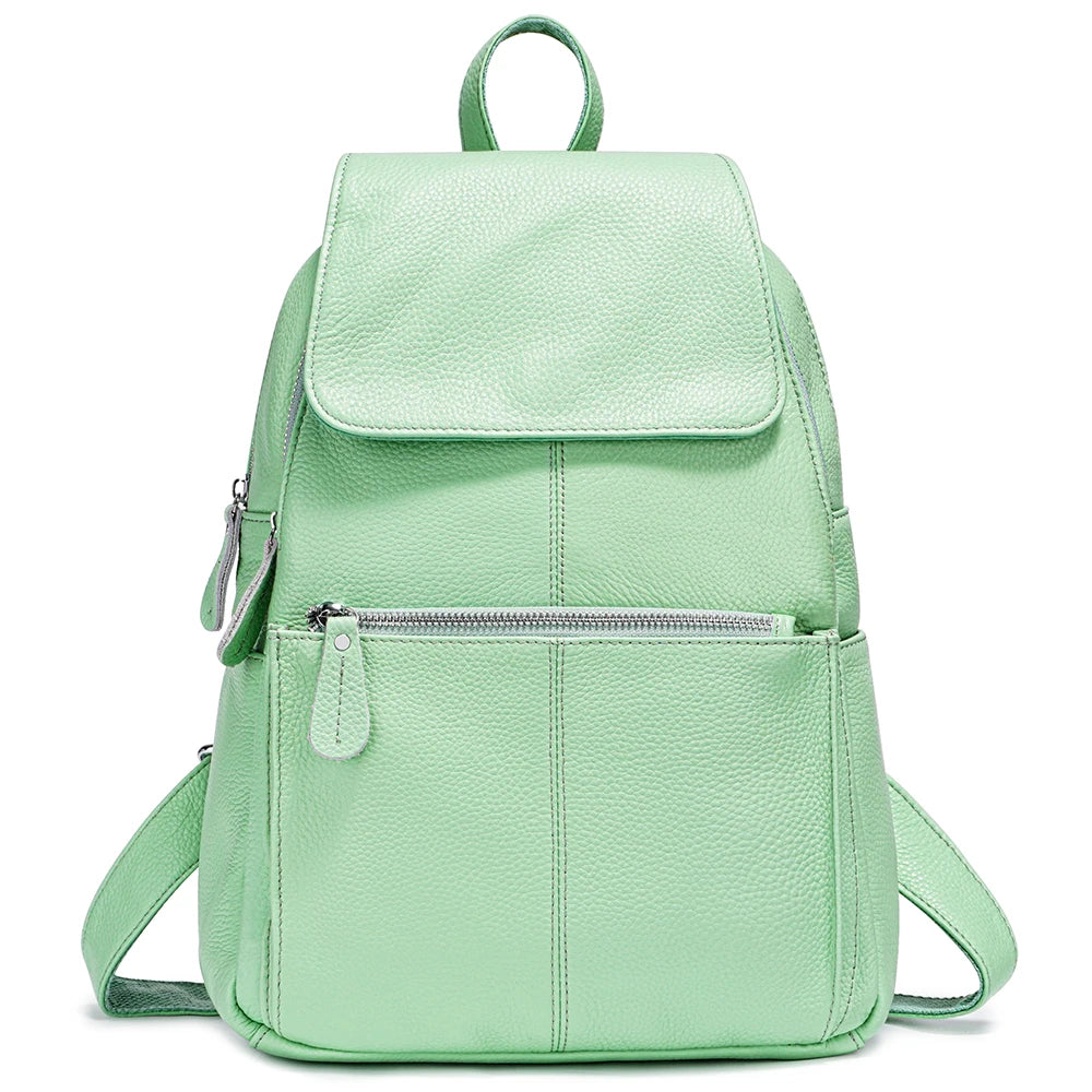 Stylish Genuine Leather Women Backpack