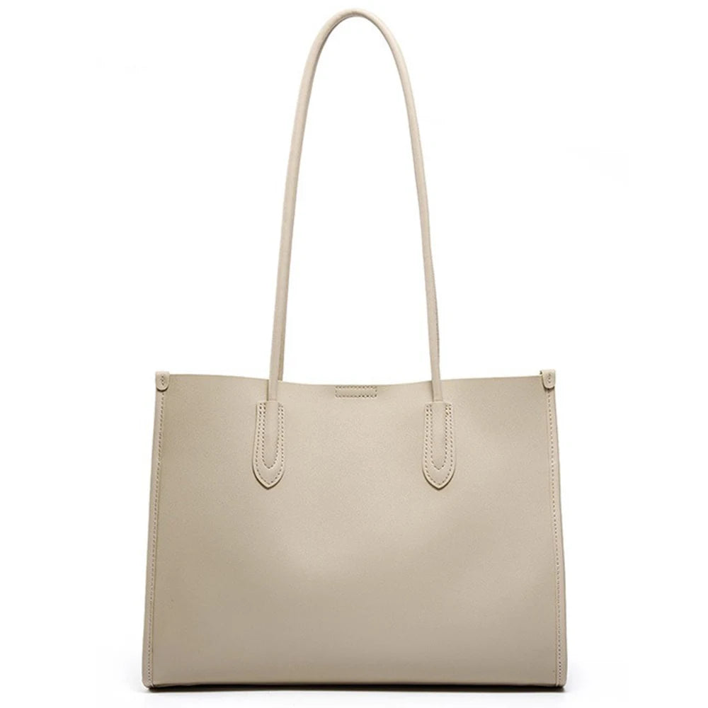 New Women OL Handbag Genuine Leather Ladies Shoulder Purse Big Tote Bag
