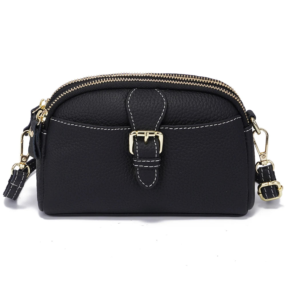 Women Wristlets Bags Female Purse 100% Genuine Leather High Quality Small Bag
