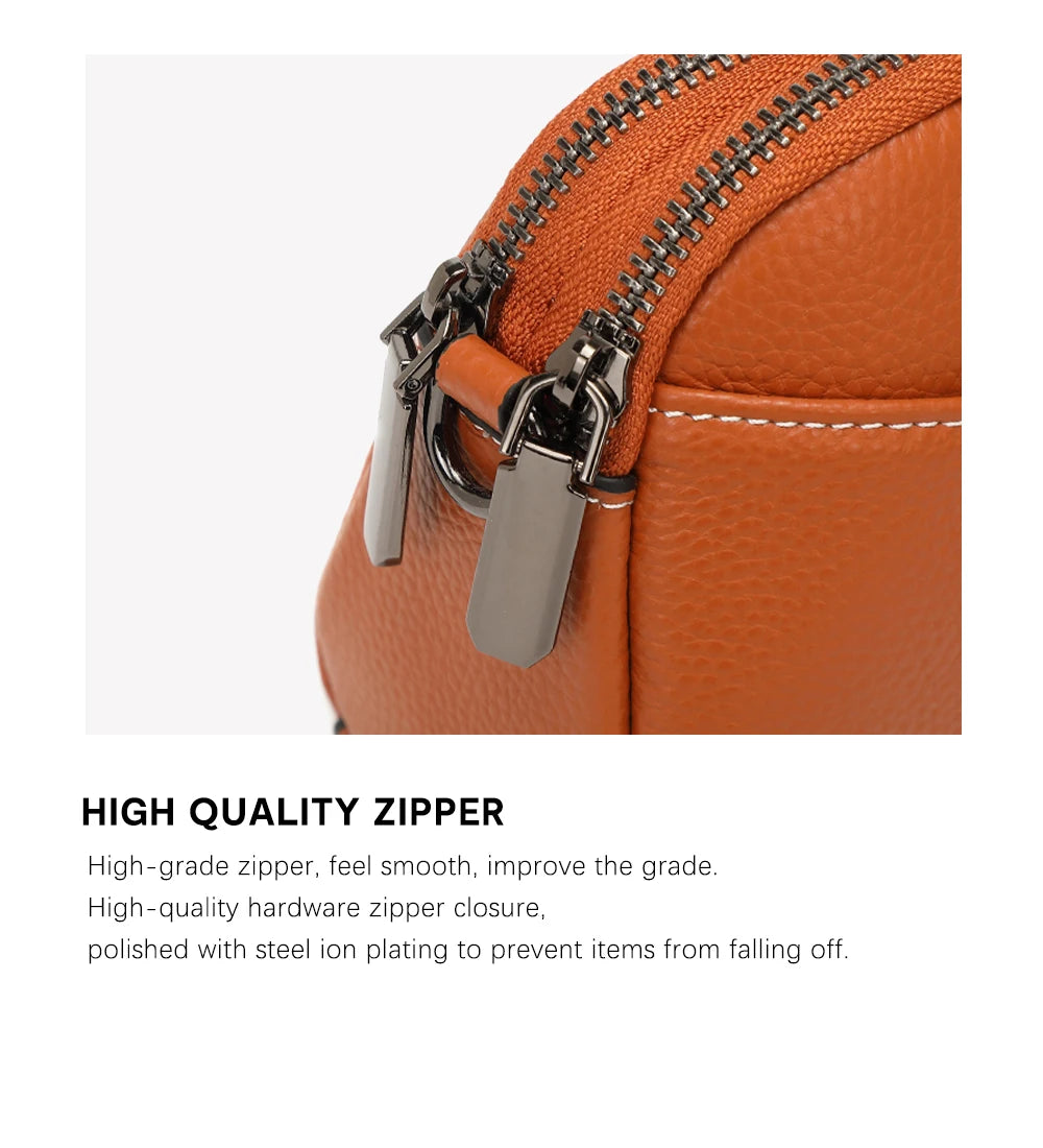 Women Casual Soft Leather Bag Mini Small Crossbody Female Shell Phone Shoulder Bags